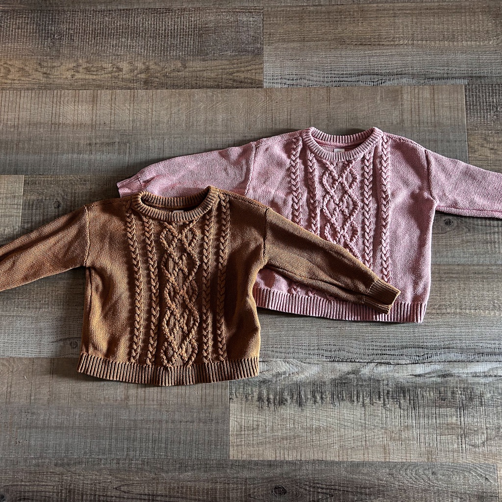 Bundle Gap Cable Knit Sweaters